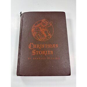 Vintage Charles Dickens Christmas Stories Book 1939 Edition Hardcover